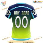 Custom Retro Gradient Design Nhl Columbus Blue Jackets Hoodie 3d 4.jpg - demo10