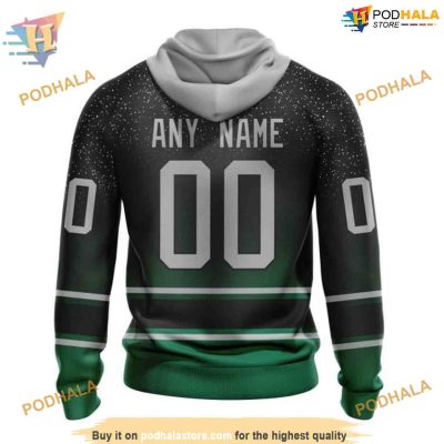 Custom Retro Gradient Design NHL Dallas Stars Hoodie 3D Shirt