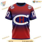 Custom Retro Gradient Design Nhl Montreal Canadiens Hoodie 3d 3.jpg - demo10