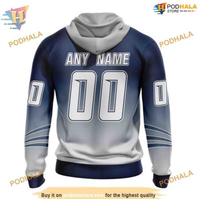 Custom Retro Gradient Design NHL Nashville Predators Hoodie 3D