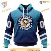 Custom Retro Gradient Design Nhl Pittsburgh Penguins Hoodie 3d 1.jpg - demo10