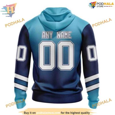 Custom Retro Gradient Design NHL Pittsburgh Penguins Hoodie 3D
