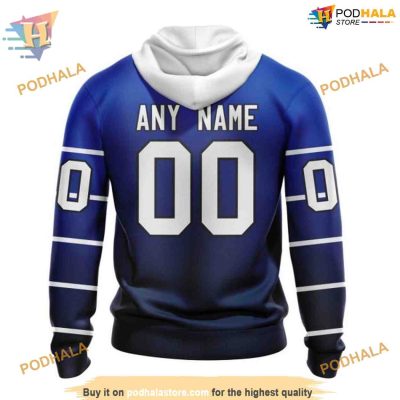 Custom Retro Gradient Design NHL Toronto Maple Leafs Hoodie 3D