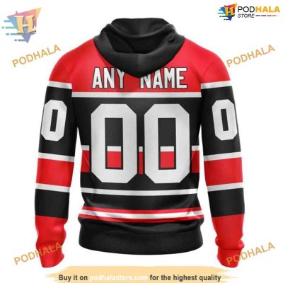 Custom Reverse Retro 2023 NHL Chicago Blackhawks Hoodie 3D