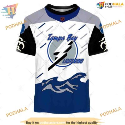 Custom Reverse Retro 2023 Style NHL Tampa Bay Lightning Hoodie 3D