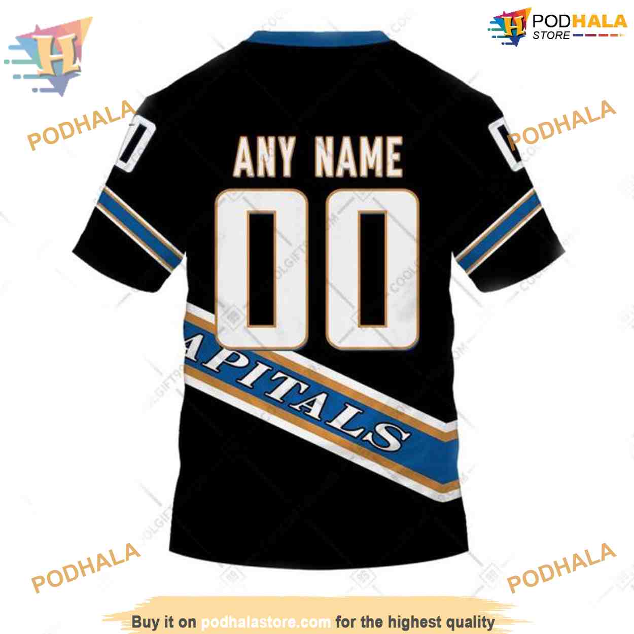 Custom Reverse Retro 2023 Style NHL Washington Capitals Hoodie 3D Custom Reverse Retro 2023 Style NHL Washington Capitals Hoodie 3D