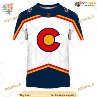 Custom Reverse Retro 2223 Style NHL Colorado Avalanche Hoodie 3D Sweatshirt