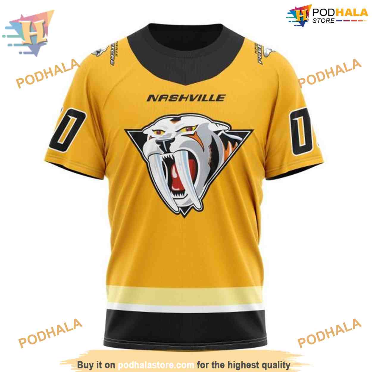 Custom Reverse Retro Kits 2023 NHL Nashville Predators Hoodie 3D Custom Reverse Retro Kits 2023 NHL Nashville Predators Hoodie 3D