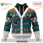 Custom San Jose Sharks Chrismas Season Nhl Shirt Hoodie 3d 1.jpg - demo10
