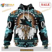 Custom San Jose Sharks Native Costume Nhl Shirt Hoodie 3d 1.jpg - demo10