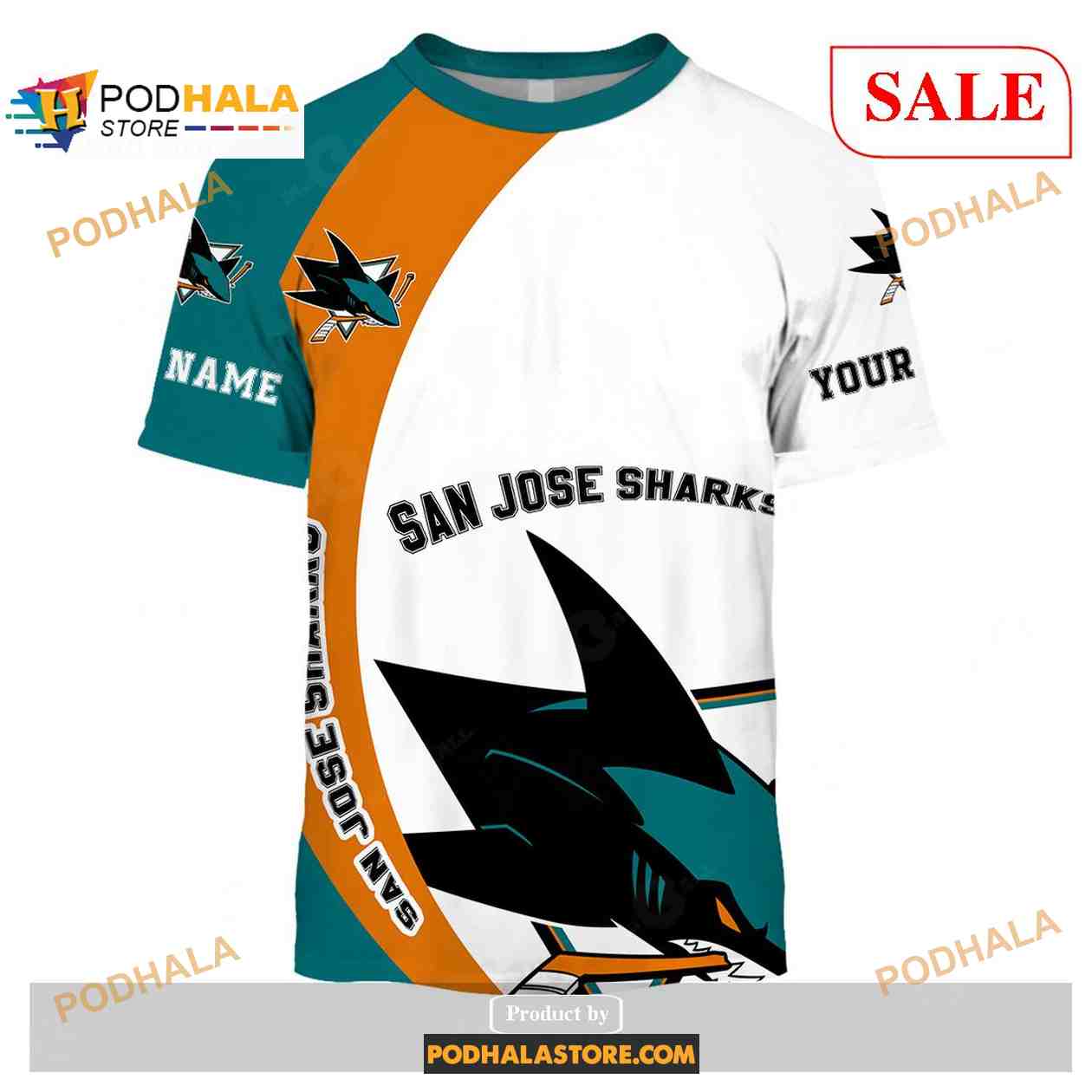 Custom San Jose Sharks Sweatshirt NHL Hoodie 3D, You laugh I Laugh You Cry I Cry Custom San Jose Sharks Sweatshirt NHL Hoodie 3D, You laugh I Laugh You Cry I Cry