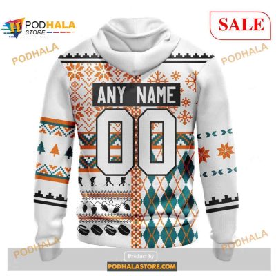 Custom San Jose Sharks Unisex Christmas NHL Shirt Hoodie 3D