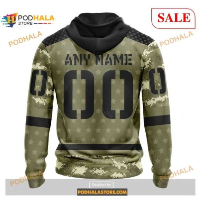 Custom Seattle Kraken Camo Military Appreciation NHL Shirt Hoodie 3D