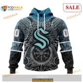 Custom Seattle Kraken Norse Viking Symbols Nhl Shirt Hoodie 3d 1.jpg - demo10