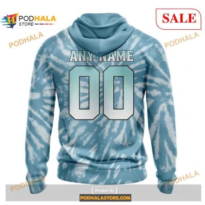 Custom Seattle Kraken Retro Vintage Tie Dye NHL Shirt Hoodie 3D