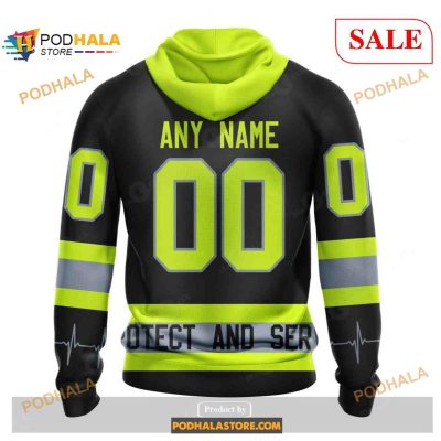 Custom Seattle Kraken Unisex FireFighter Uniforms Color NHL Shirt Hoodie 3D