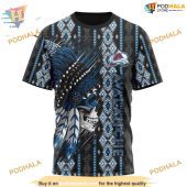Custom Skull Native Design Nhl Colorado Avalanche Hoodie 3d Sweatshirt 3.jpg - demo10