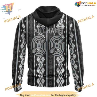 Custom Skull Native Design NHL Los Angeles Kings Hoodie 3D