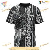 Custom Skull Native Design Nhl Los Angeles Kings Hoodie 3d 3.jpg - demo10