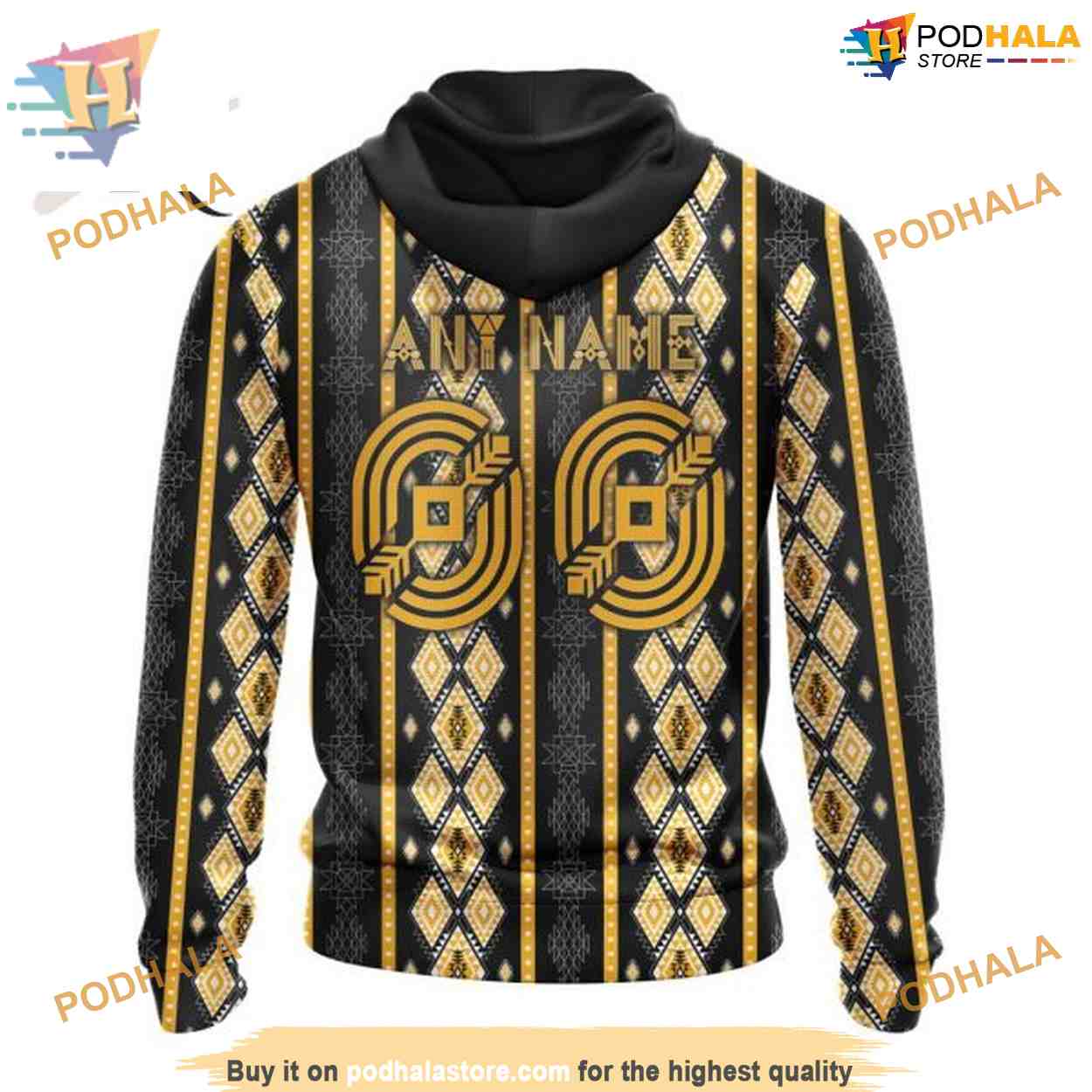 Custom Skull Native Design NHL Nashville Predators Hoodie 3D Custom Skull Native Design NHL Nashville Predators Hoodie 3D