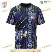 Custom Skull Native Design Nhl New York Rangers Hoodie 3d 3.jpg - demo10