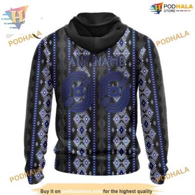 Custom Skull Native Design NHL St. Louis Blues Hoodie 3D Sweatshirt