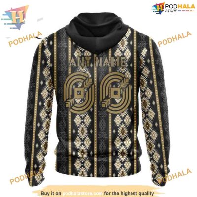 Custom Skull Native Design NHL Vegas Golden Knights Hoodie 3D Shirt