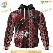 Custom Skull Native Design Nhl Washington Capitals Hoodie 3d 1.jpg - demo10