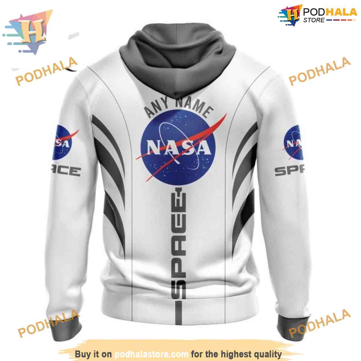 Custom Space Force NASA Astronaut Design NHL Calgary Flames Hoodie 3D Custom Space Force NASA Astronaut Design NHL Calgary Flames Hoodie 3D