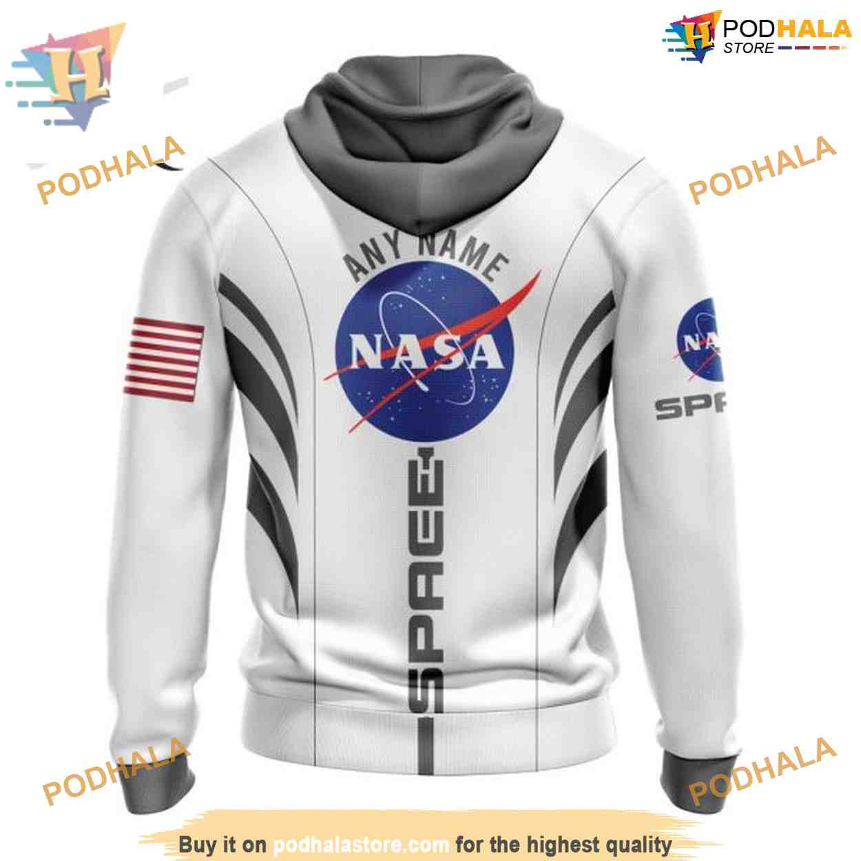 Custom Space Force NASA Astronaut Design NHL Minnesota Wild Hoodie 3D Custom Space Force NASA Astronaut Design NHL Minnesota Wild Hoodie 3D