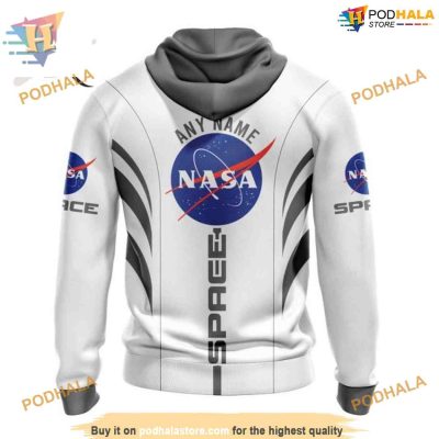 Custom Space Force NASA Astronaut Design NHL Winnipeg Jets Hoodie 3D