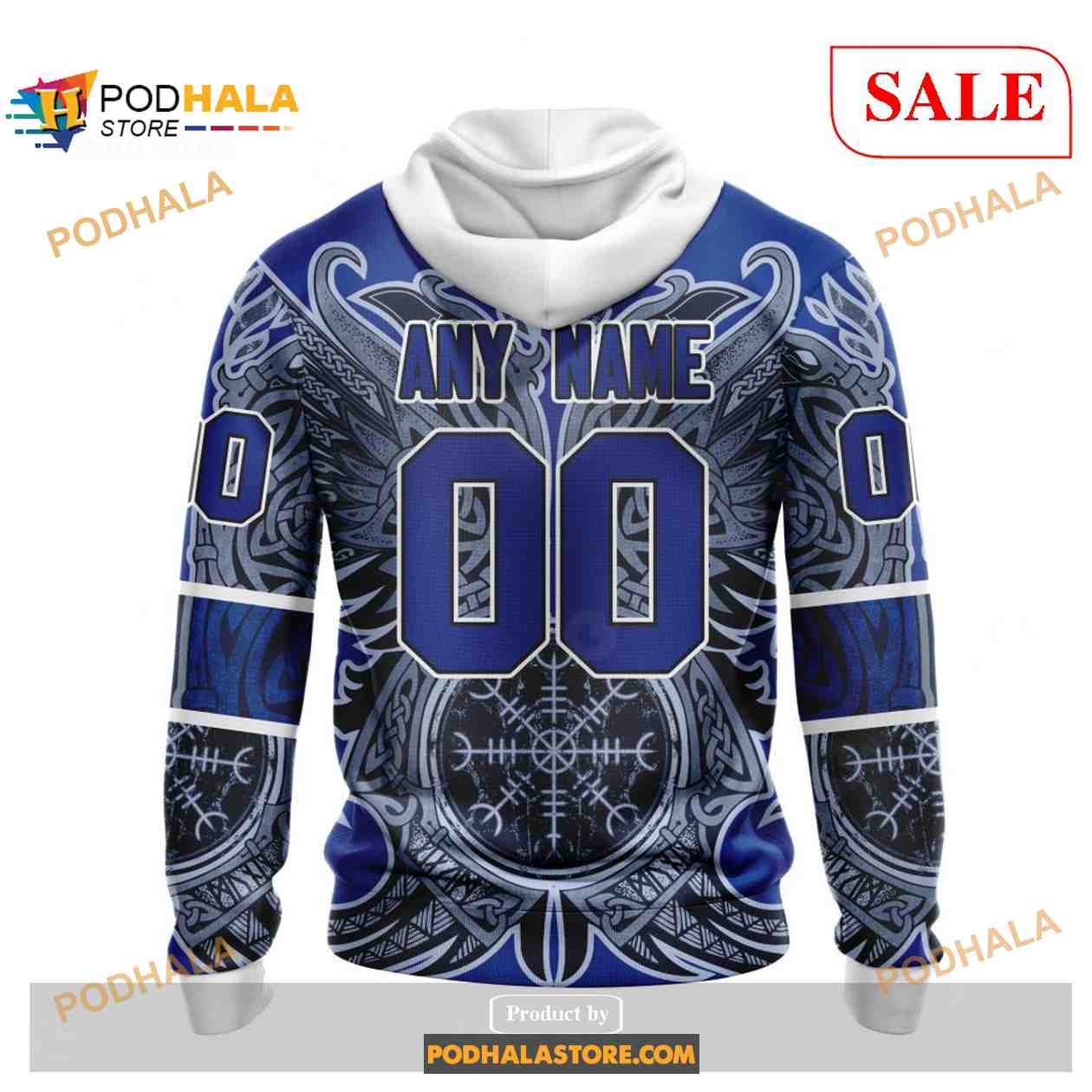 Custom St Louis Blues Norse Viking Symbols NHL Shirt Hoodie 3D Custom St Louis Blues Norse Viking Symbols NHL Shirt Hoodie 3D
