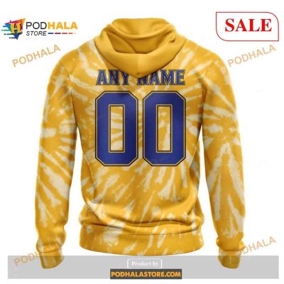 Custom St Louis Blues Retro Vintage Tie Dye NHL Shirt Hoodie 3D