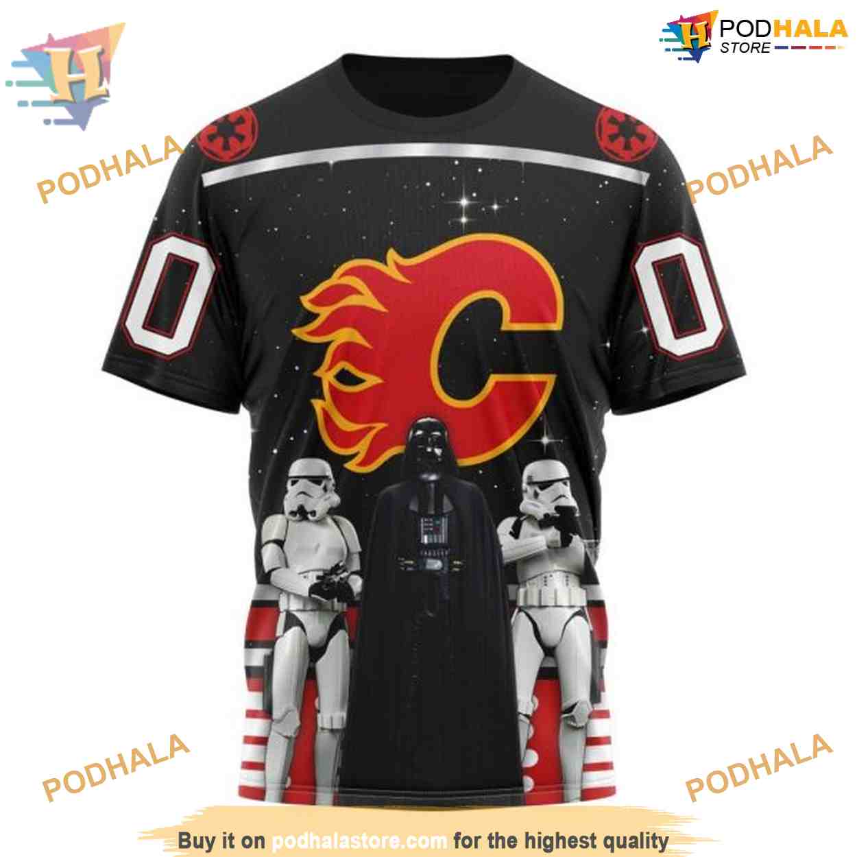 Custom Star Wars Design May The 4th Be With You NHL Calgary Flames Hoodie 3D Custom Star Wars Design May The 4th Be With You NHL Calgary Flames Hoodie 3D