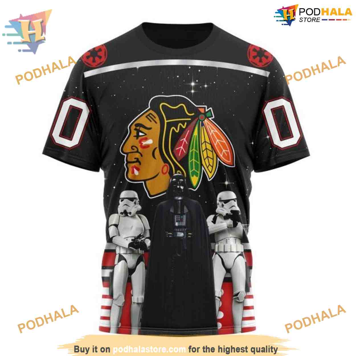Custom Star Wars Design May The 4th Be With You NHL Chicago Blackhawks Hoodie 3D Custom Star Wars Design May The 4th Be With You NHL Chicago Blackhawks Hoodie 3D
