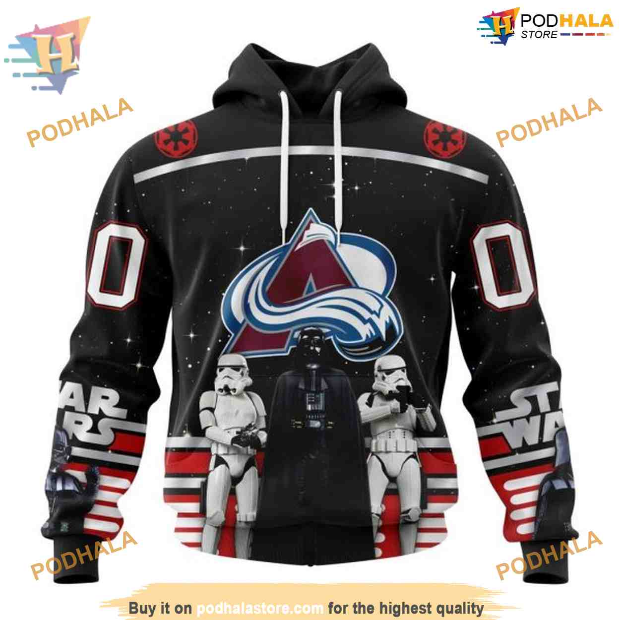 Custom Star Wars Design May The 4th Be With You NHL Colorado Avalanche Hoodie 3D Custom Star Wars Design May The 4th Be With You NHL Colorado Avalanche Hoodie 3D