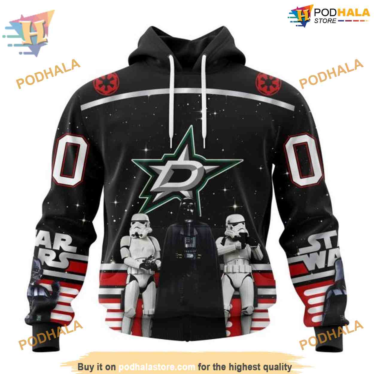 Custom Star Wars Design May The 4th Be With You NHL Dallas Stars Hoodie 3D Custom Star Wars Design May The 4th Be With You NHL Dallas Stars Hoodie 3D