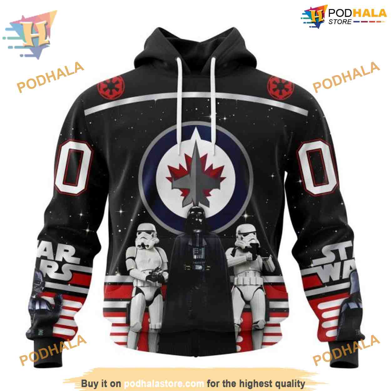 Custom Star Wars Design May The 4th Be With You NHL Winnipeg Jets Hoodie 3D Custom Star Wars Design May The 4th Be With You NHL Winnipeg Jets Hoodie 3D