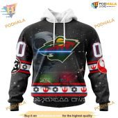Custom Star Wars Design Nhl Minnesota Wild Hoodie 3d 1.jpg - demo10