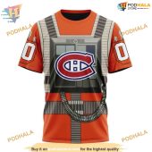 Custom Star Wars Rebel Pilot Design Nhl Montreal Canadiens Hoodie 3d 3.jpg - demo10