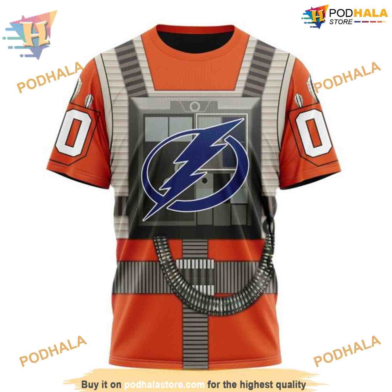 Custom Star Wars Rebel Pilot Design NHL Tampa Bay Lightning Hoodie 3D Custom Star Wars Rebel Pilot Design NHL Tampa Bay Lightning Hoodie 3D