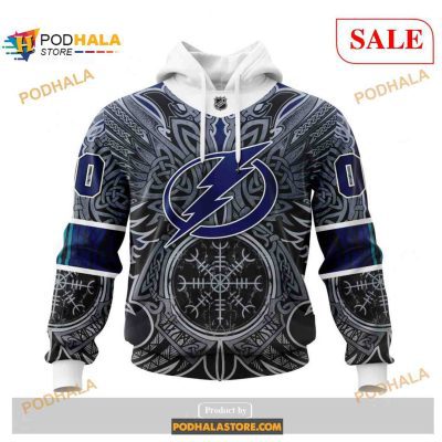Custom Tampa Bay Lightning Norse Viking Symbols NHL Shirt Hoodie 3D
