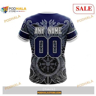 Custom Tampa Bay Lightning Norse Viking Symbols NHL Shirt Hoodie 3D