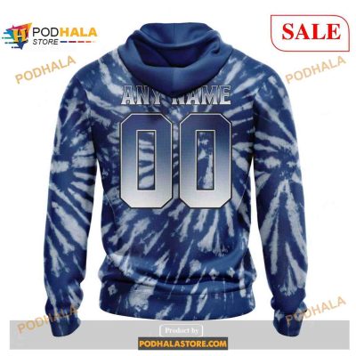 Custom Tampa Bay Lightning Retro Vintage Tie Dye NHL Shirt Hoodie 3D