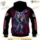 Custom Tattoo Girl Artwork 2023 Unisex Nhl Carolina Hurricanes Hoodie 3d Sweatshirt 3.jpg - demo10
