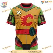 Custom Teenage Mutant Ninja Turtles Design Nhl Calgary Flames Hoodie 3d Sweatshirt 3.jpg - demo10