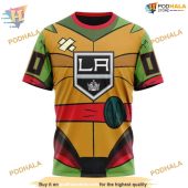Custom Teenage Mutant Ninja Turtles Design Nhl Los Angeles Kings Hoodie 3d 3.jpg - demo10