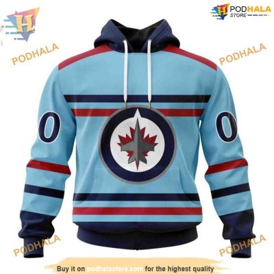 Custom The 1948 RCAF - Alternate Kits NHL Winnipeg Jets Hoodie 3D