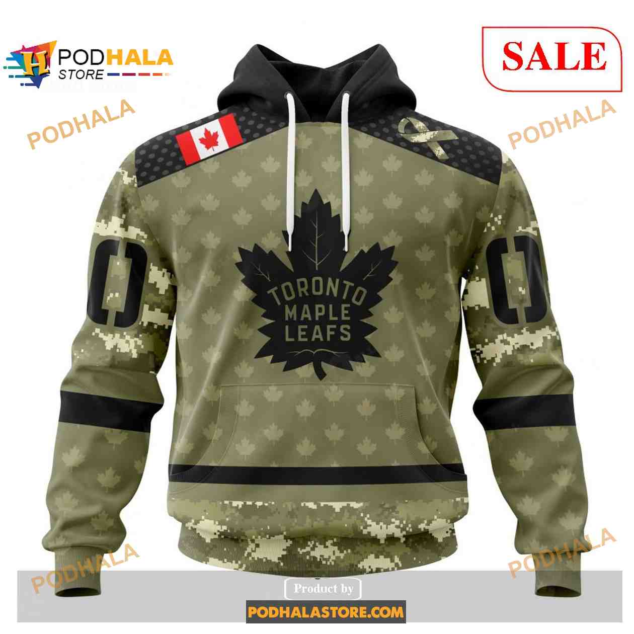 Custom Toronto Maple Leafs Camo Military Appreciation NHL Shirt Hoodie 3D Custom Toronto Maple Leafs Camo Military Appreciation NHL Shirt Hoodie 3D