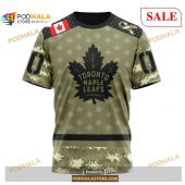Custom Toronto Maple Leafs Camo Military Appreciation Nhl Shirt Hoodie 3d 3.jpg - demo10